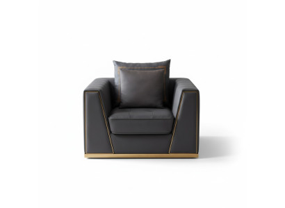 Diseño de sala de estar decoración sillón individual sofá de uno Nuevo de la televisión