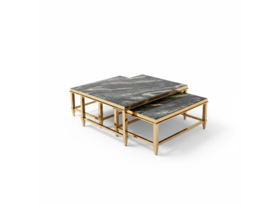 Mesa de centro Mesa de café Mesa auxiliar Mesa de diseño para sala de estar Juego de 3 mesas Nuevo