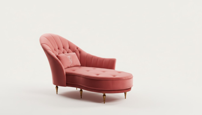 Chaise Longue Chesterfield, sofá de lujo Chesterfield para la sala de estar.