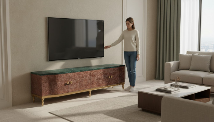 Diseño de cómoda armario aparador Estilo moderno Decoración para salones, cómodas