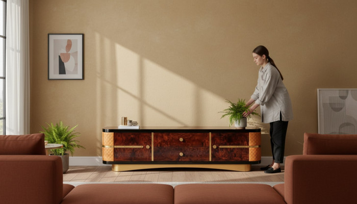 rtv Aparador Armario Cómoda Sala de estar Cómodas Madera Mesa baja