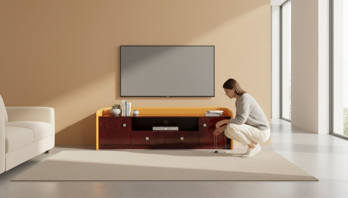 mesa de televisión, armario de televisión, mueble lowboard, mueble de televisión, diseño de mesa de televisión, armario de televisión de diseño.