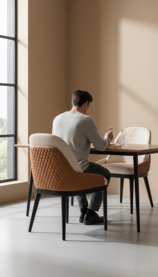 Silla sillón 1x comedor sala de estar asiento silla tapizada nueva cuero televisión