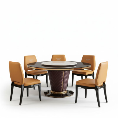 Silla de diseño de lujo tapizada, silla de respaldo, 1 sillón para sala de estar y comedor.