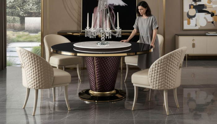 Silla 1x sala de estar acolchada silla de comedor sillón de cuero de lujo de salón de televisión.