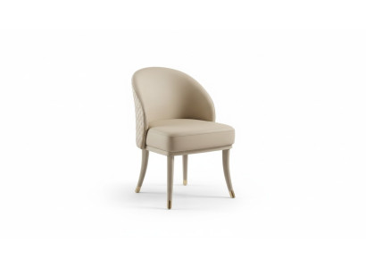 Silla 1x sala de estar acolchada silla de comedor sillón de cuero de lujo de salón de televisión.