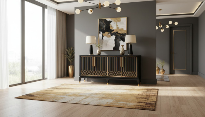 Mueble para la sala de estar de diseño, cómoda de madera, armario, muebles de cómoda, consola lateral.