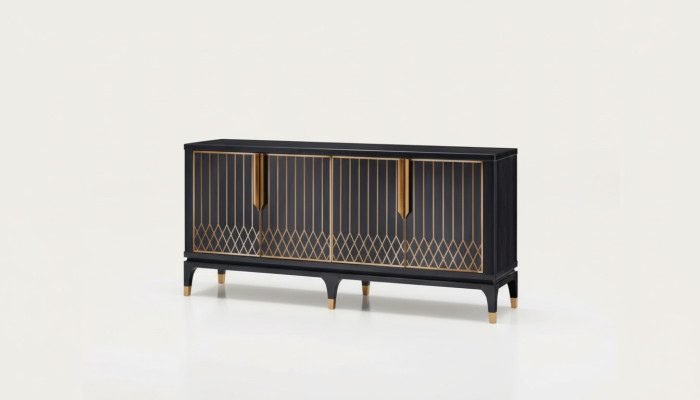 Mueble para la sala de estar de diseño, cómoda de madera, armario, muebles de cómoda, consola lateral.
