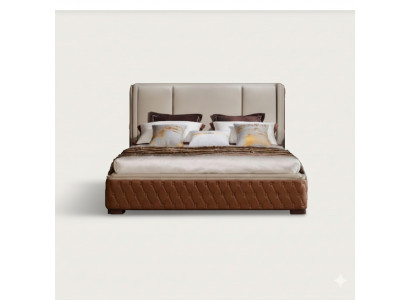 Diseño de cama de cuero de lujo decoración de camas tapizadas dobles modernas matrimonio 180x200