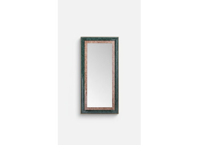 Espejo de pared grande y moderno con marco de madera auténtica, espejo colgante, muebles de lujo.