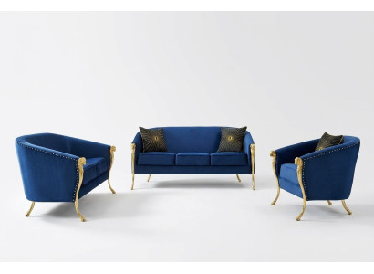 Sofá de 3 plazas Conjunto de diseño de sofás Tapizado de sofás de tela modernos para relajarse