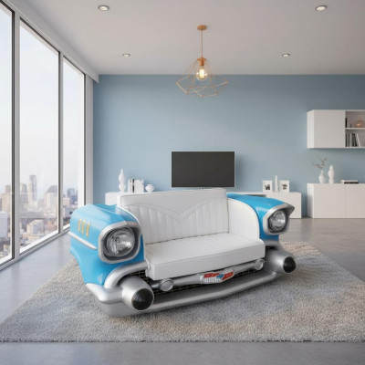 Autosofa Sofá Sofá Sofá Cadillac EE. UU. Decoración Estilo Americano Muebles Sofás Sofás