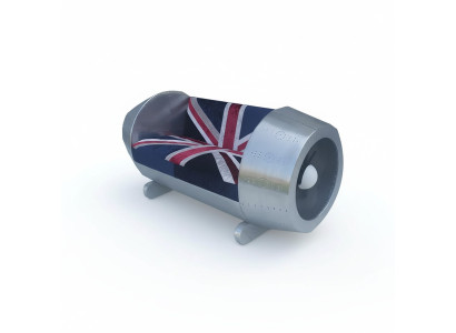 Sofá de aluminio Sofá de cuero Muebles Motor de chorro de avión Muebles de lujo Jack Union Nuevo