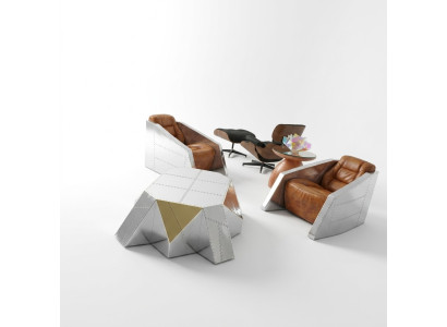 Mesa de centro diseño de lujo Aviator mesa sofá mesas de sala de estar auxiliar nuevas.