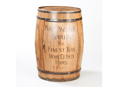 Estantería de vino, bar en casa, madera vintage, mesa de bar, armarios de madera, redondo, nuevo.