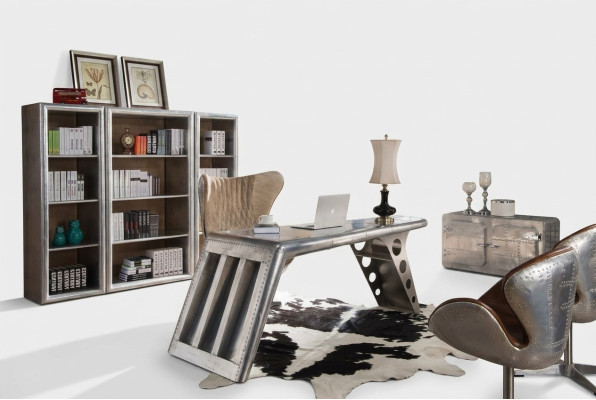 Mesa de computadora Escritorio Escritorio de oficina Escritorio Aviator Mesa de trabajo