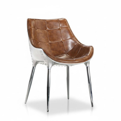 Diseño Sillón Sillas Asiento Respaldo Oficina Comedor 1 Silla Silla de Cuero