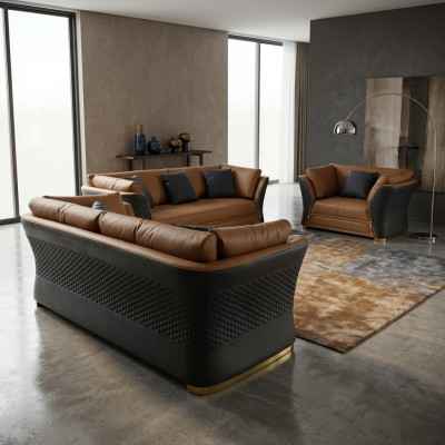 Conjunto de sofá de 3 plazas y 1 sillón diseño sofá tapizado sofá sofá moderno.