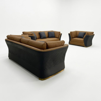 Conjunto de sofá de 3 plazas y 1 sillón diseño sofá tapizado sofá sofá moderno.