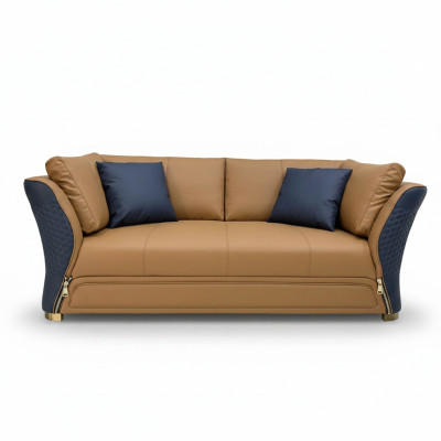 Sofá de tres plazas Sofá Tapizado Diseño Asientos Sofás Decoración Habitación Muebles Modernos