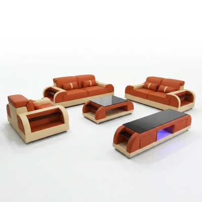 Sofá de 3 2 1 plazas Set Sofá de diseño Sofá Cojines Sofá Moderno de Lujo Nuevo.