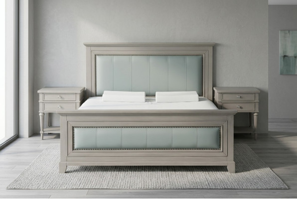 Cama Diseñador Lujo Hotel Camas 180x200cm Dormitorio Madera Cama Doble Barroca
