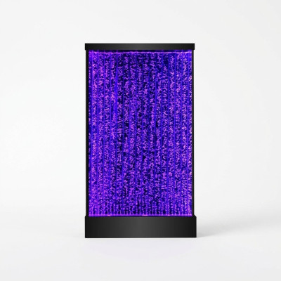 Panel de pared de pared de agua con burbujas de agua LED pared de agua diseñada