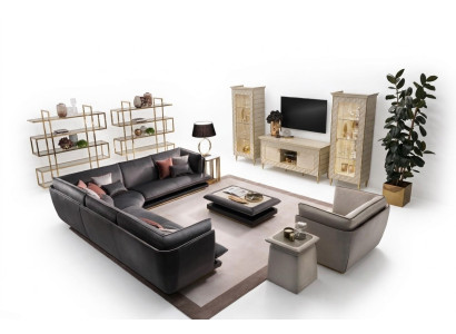 Diseño de muebles sofá conjunto de sofás Sofás de conjuntos de sofás de 4 piezas. Set arredoclassic