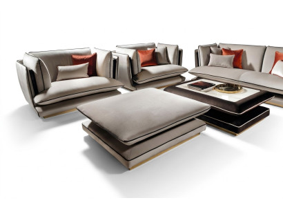 Sillón Taburete Club Reposapiés Otomana Pufa Textil Otomana Diseñador arredoclassic