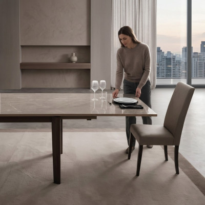 Silla de comedor de 1 plaza de madera de diseño de lujo de la clase de muebles nuevos arredoclassic