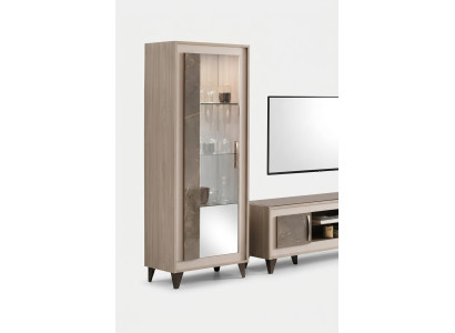 Vitrina Armario de vidrio Estante Librería Mueble Muebles Estanterías Sala de estar
