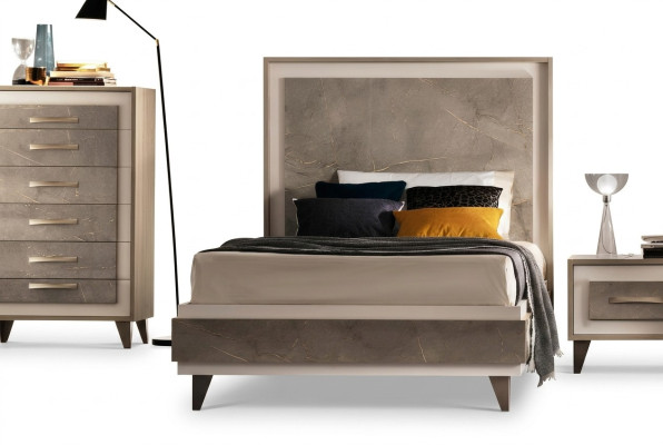 Cama acolchada Cama Cama Acolchado Madera Diseñador Hotel Design arredoclassic 120 cm