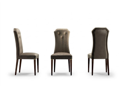 Silla 1x Comedor Lounge de TV Textil Silla tapizada arredoclassic