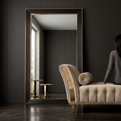 Diseño Espejo Espejo de Pared Marco de Madera Espejo Colgante Muebles de Lujo arredoclassic