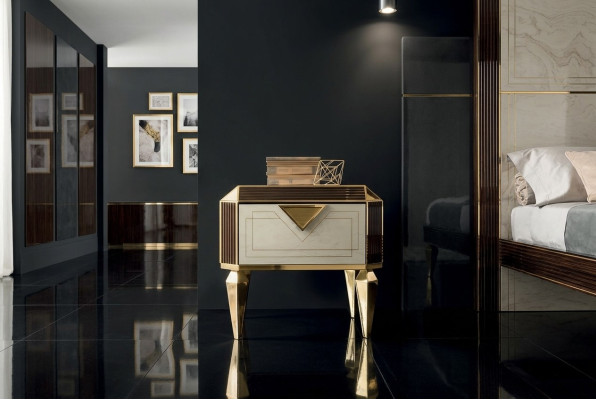Mesita de noche Lujo Mesitas de noche Mesa Consolas Muebles modernos Consola arredoclassic
