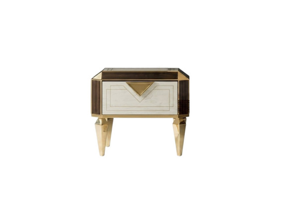 Mesita de noche Lujo Mesitas de noche Mesa Consolas Muebles modernos Consola arredoclassic