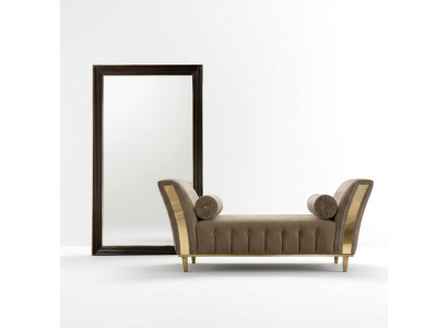 Sofá de salón de sala de estar Tela Sofás Chaise longue Cojín de asiento arredoclassic