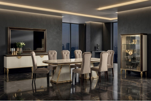 Mesa de comedor con 6 sillas juego de comedor conjunto de comedor mesa de grupo mesa arredoclassic de 7 piezas.