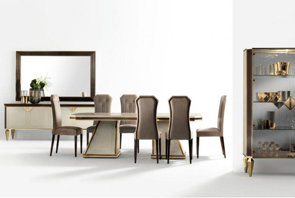 Mesa de comedor con 6 sillas juego de comedor conjunto de comedor mesa de grupo mesa arredoclassic de 7 piezas.