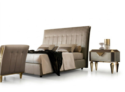 Cama tapizada de diseñador Cama Camas Cama de cuero Cama doble Cama matrimonial Cama de diseño NUEVA