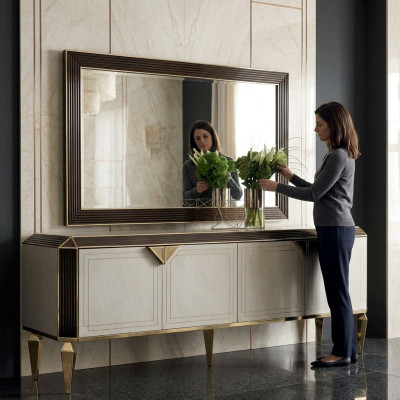 Mueble de madera Cómodas Armario de cómodas Armario de madera Sala de estar arredoclassic