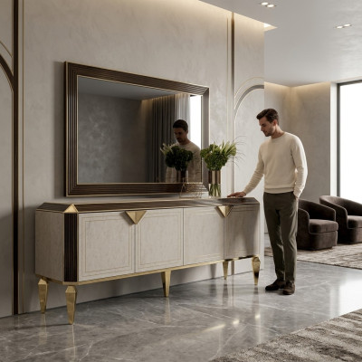 Cómoda Espejo Diseño Muebles Consola Aparador Buffet arredoclassic