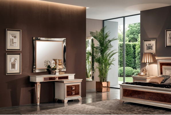 Espejo de pared clásico con marco de madera muebles de espejo barroco rococó marco de vidrio pared