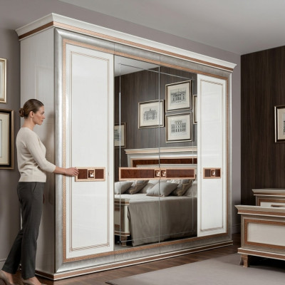 Clásicos armarios de madera roperos habitación armario Barroco Rococó