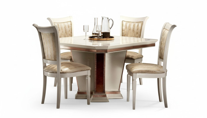 Mesa de comedor barroca de madera conjunto de sala de estar comedor muebles de diseño mesas
