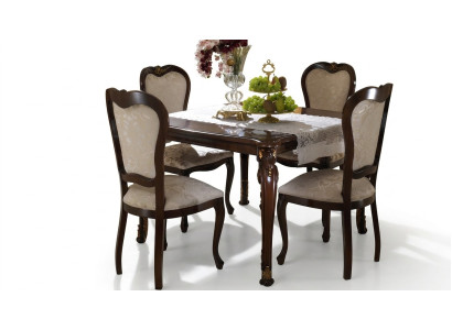 Diseño 4 sillas sillón conjunto grupo silla comedor set de madera arredoclassic