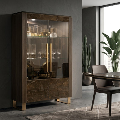 Vitrina de lujo Armario de vitrinas Armarios Estilo italiano Muebles arredoclassic