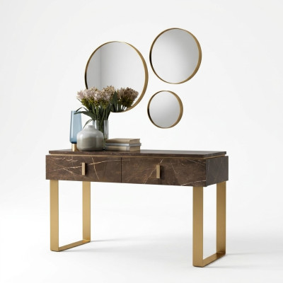 Mesa de consola de diseño de madera, mesa consola, mesas de consola, tocador, aparador