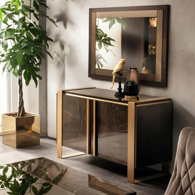 Cómoda clásica, cómodas de diseño, armario de cajones, armario de madera, nuevo.