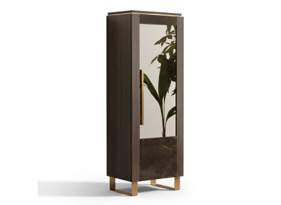 Vitrina de madera Armario Vitrinas clásicas de madera Diseño de armarios Muebles de sala